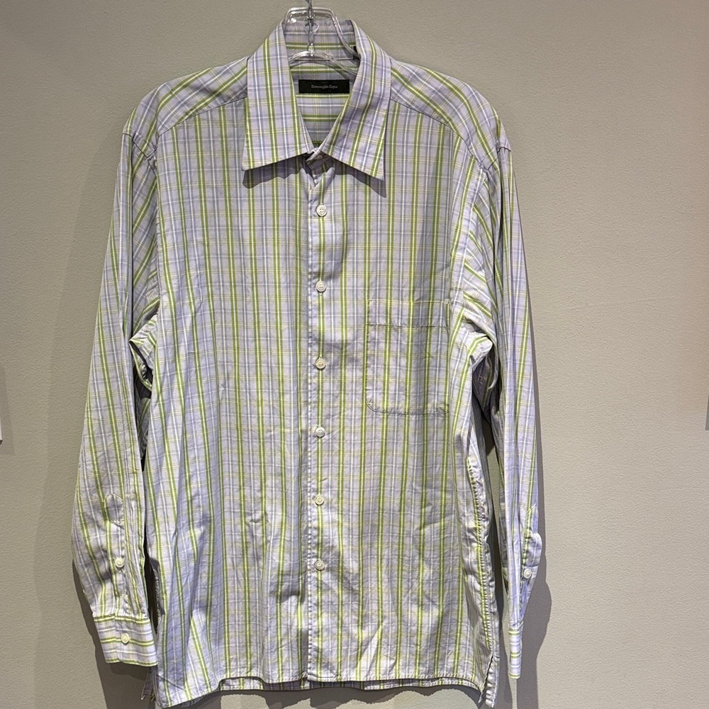Ermenegildo Zegna Multicolor Striped Casual Shirt